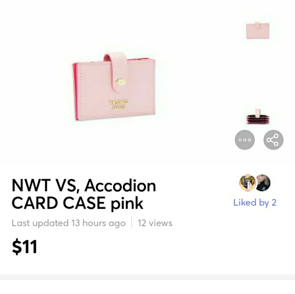 NWT VICTORIA SECRETS Accodation Card case